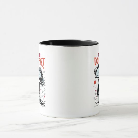 Bis zum Tod machen wir Teil - klassisch Tasse (Zentrum)