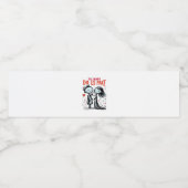 Bis zum Tod machen wir Teil - klassisch Wasserflaschenetikett (Einzelnes Label)