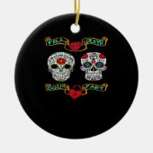 Bis zum Tod machen wir Teil - klassische Jagd Keramik Ornament (Vorne)