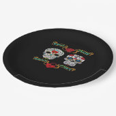 Bis zum Tod machen wir Teil - klassische Jagd Pappteller (Schrägansicht)