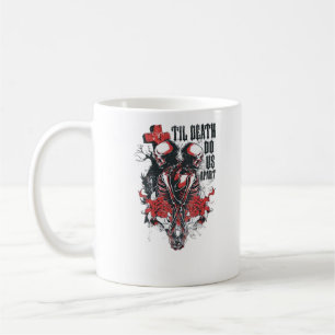 Bis zum Tod machen wir Teil - Minimalistisches Ske Kaffeetasse