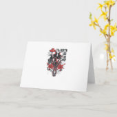 Bis zum Tod machen wir Teil - Minimalistisches Ske Karte (Gelbe Blume)