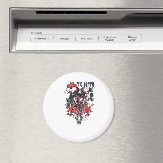 Bis zum Tod machen wir Teil - Minimalistisches Ske Magnet (In Situ (Geschirrspüler))