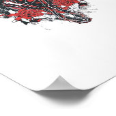 Bis zum Tod machen wir Teil - Minimalistisches Ske Poster (Ecke)