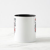 Bis zum Tod machen wir Teil - Minimalistisches Ske Tasse (Zentrum)