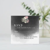 Bis zum Tod machen wir Teil-RSVP-Karte Einladung (Stehend Vorderseite)