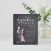 'bis zum Tod machen wir Teil Skeleton Hochzeit Ein (Stehend Vorderseite)