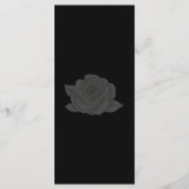 Bis zum Tod machen wir Teil Skelett-Empfang Menükarte (Rückseite)