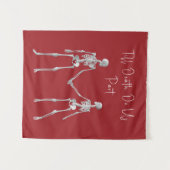 Bis zum Tod machen wir Teil Skelettbürokratie Wandteppich (Vorderseite (Horizontal))