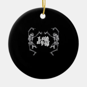 Bis zum Tod machen wir Teil Skelettdesign Keramik Ornament
