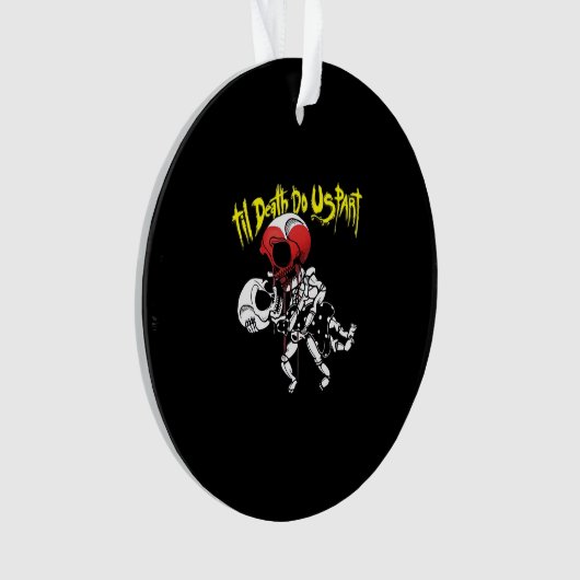 Bis zum Tod machen wir Teil - Skelettknochen für i Ornament (Vorderseite)