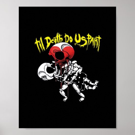 Bis zum Tod machen wir Teil - Skelettknochen für i Poster (Vorne)