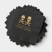 Bis zum Tod machen wir Teil Skull XBones gekrönt P Servietten Mit Folie (Insitu (Gestapelt))