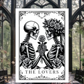 Bis zum Tod machen wir Teil Tarot Hochzeit Einladu Einladung