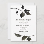 Bis zum Tod machen wir Teil Typografie Save the Da Date (Vorderseite)