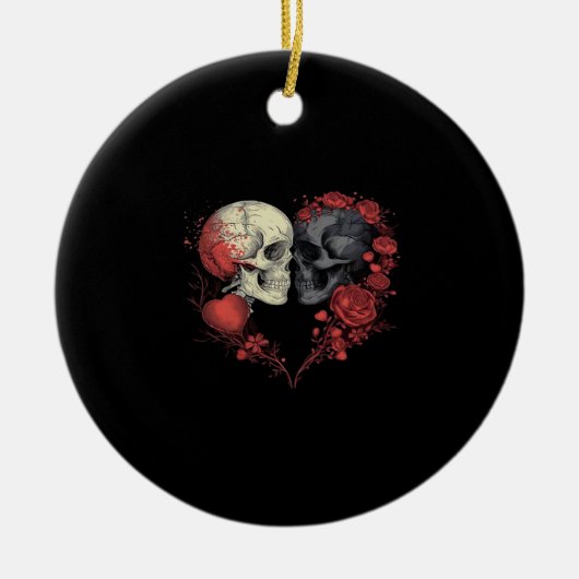 Bis zum Tod machen wir Teil - unheimlich schöne Li Keramik Ornament (Vorne)