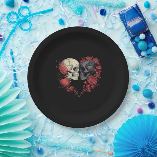 Bis zum Tod machen wir Teil - unheimlich schöne Li Pappteller (Party)