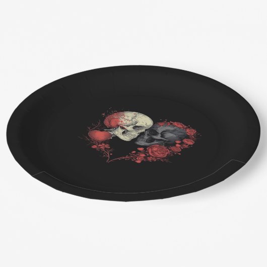 Bis zum Tod machen wir Teil - unheimlich schöne Li Pappteller (Schrägansicht)