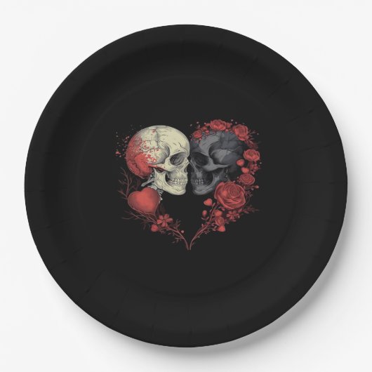 Bis zum Tod machen wir Teil - unheimlich schöne Li Pappteller (Vorderseite)