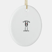 Bis zum Tod machen wir Teil Valentindesign Keramik Ornament (Rechts)