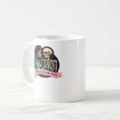Bis zum Tod machen wir Teil Valentine Kunst - Spoo Kaffeetasse (Vorderseite Links)