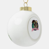 Bis zum Tod machen wir Teil Valentine Kunst - Spoo Keramik Kugel-Ornament (Links)