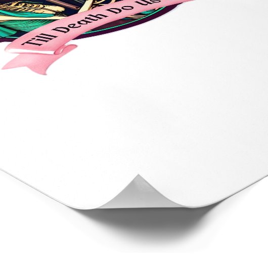 Bis zum Tod machen wir Teil Valentine Kunst - Spoo Poster (Ecke)