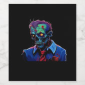 Bis zum Tod machen wir Teil - Verpflichtungsentwur Weinetikett (Einzelnes Label)