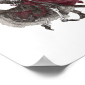 Bis zum Tod machen wir Teil - Viktorianisches Skel Poster (Ecke)