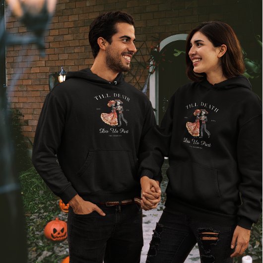 Bis zum Tod | Matching Halloween Couple Hoodie