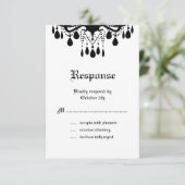 Bis zum Tod nehmen wir an der Lila Haze-UAWG teil RSVP Karte (Stehend Vorderseite)