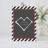 Bis zum Tod nehmen wir teil Einladung (Stehend Vorderseite)