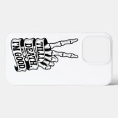 Bis zum Tod Peace Hand Skelett Case-Mate iPhone Hülle (Rückseite (Horizontal))