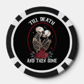 'Bis zum Tod Poker Chips (Rückseite)