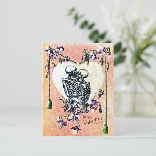 Bis zum Tod Postkarte (Stehend Vorderseite)