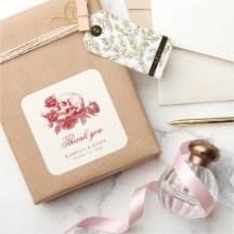 Bis zum Tod Red Skull Rose Gothic Wedding