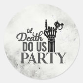 Bis zum Tod Runder Aufkleber (Vorderseite)