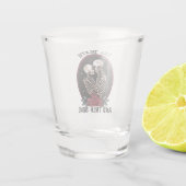 'Bis zum Tod Schuss Glass Schnapsglas (Rückseite)