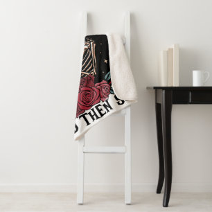 'Bis zum Tod Sherpa Blanket Sherpadecke