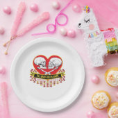 Bis zum Tod sind wir essenziell Pappteller (Party)