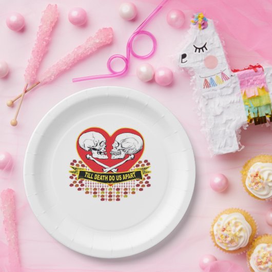 Bis zum Tod sind wir essenziell Pappteller (Party)