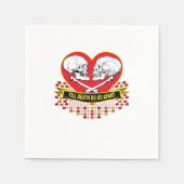 Bis zum Tod sind wir essenziell Serviette (Vorderseite)