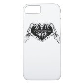 bis zum Tod: Skeletthand Herz Case-Mate iPhone Hülle (Rückseite)