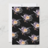 Bis zum Tod, Teil Skeleton Herz Hands Dusche Einladung (Rückseite)