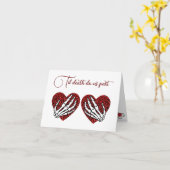 Bis zum Tod teilen wir die Faltkarte Karte (Gelbe Blume)