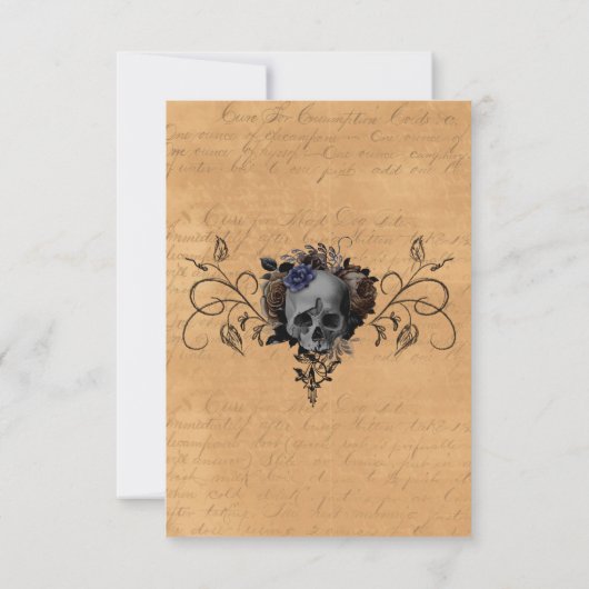 Bis zum Tod teilen wir die RSVP-Karte Dankeskarte (Rückseite)