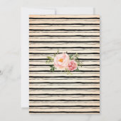 Bis zum Tod teilen wir Paare Dusche halber Einladung (Rückseite)