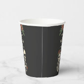 Bis zum Tod teilen wir Rose Skelett Hochzeit Pappbecher (Rechts)