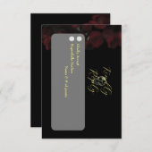 Bis zum Tod teilen wir RSVP-Karten RSVP Karte (Vorne/Hinten)