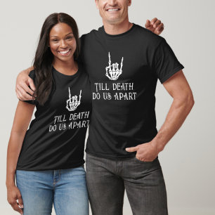 Bis zum Tod trennen wir das gotische Skelett von d T-Shirt